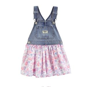 Oshkosh B’Gosh Floral Overall Dress